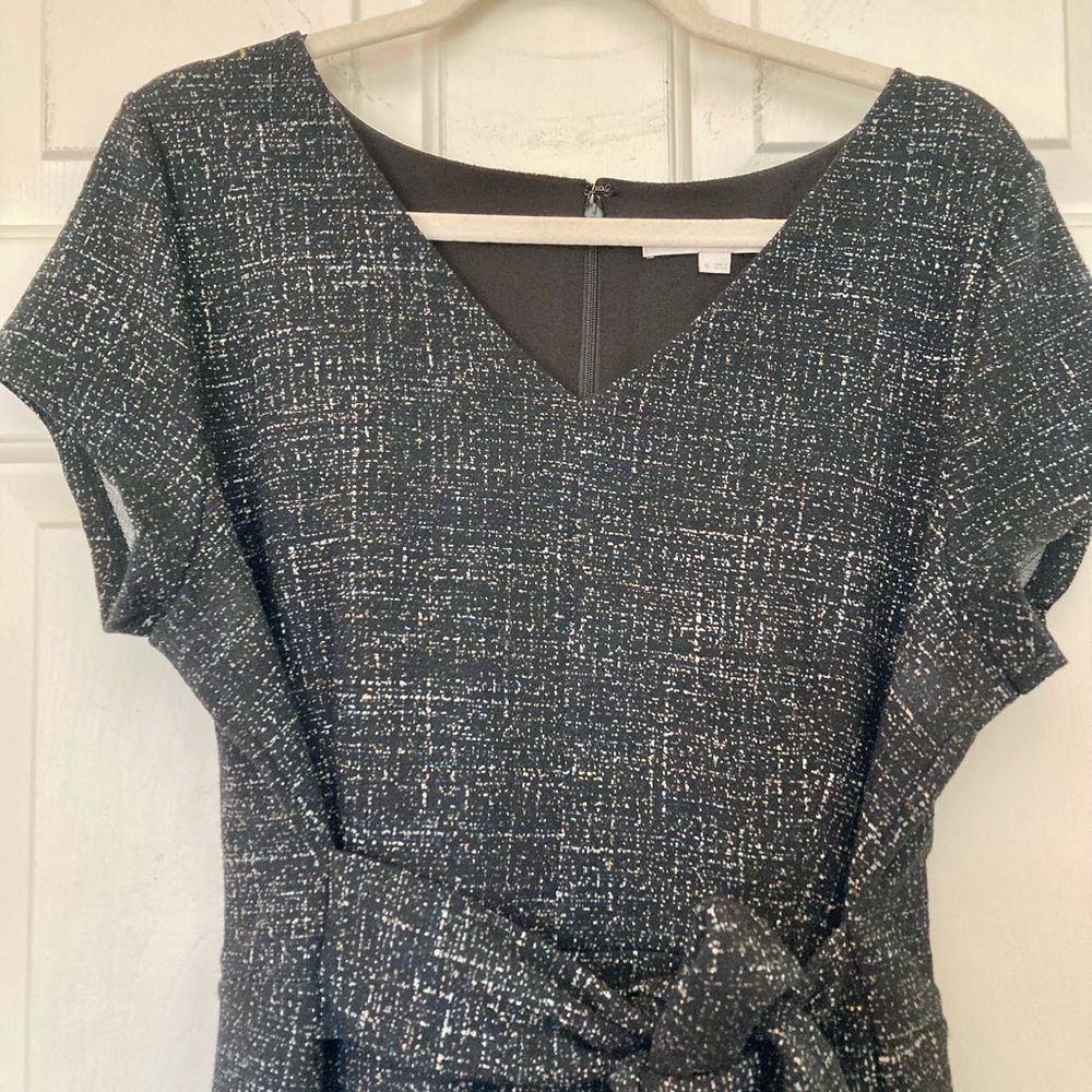 LOFT Black Belted Dress - Picture 4 of 11